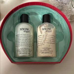 Philosophy Snow Angel Shower Gel Duo in Festive Red Packaging